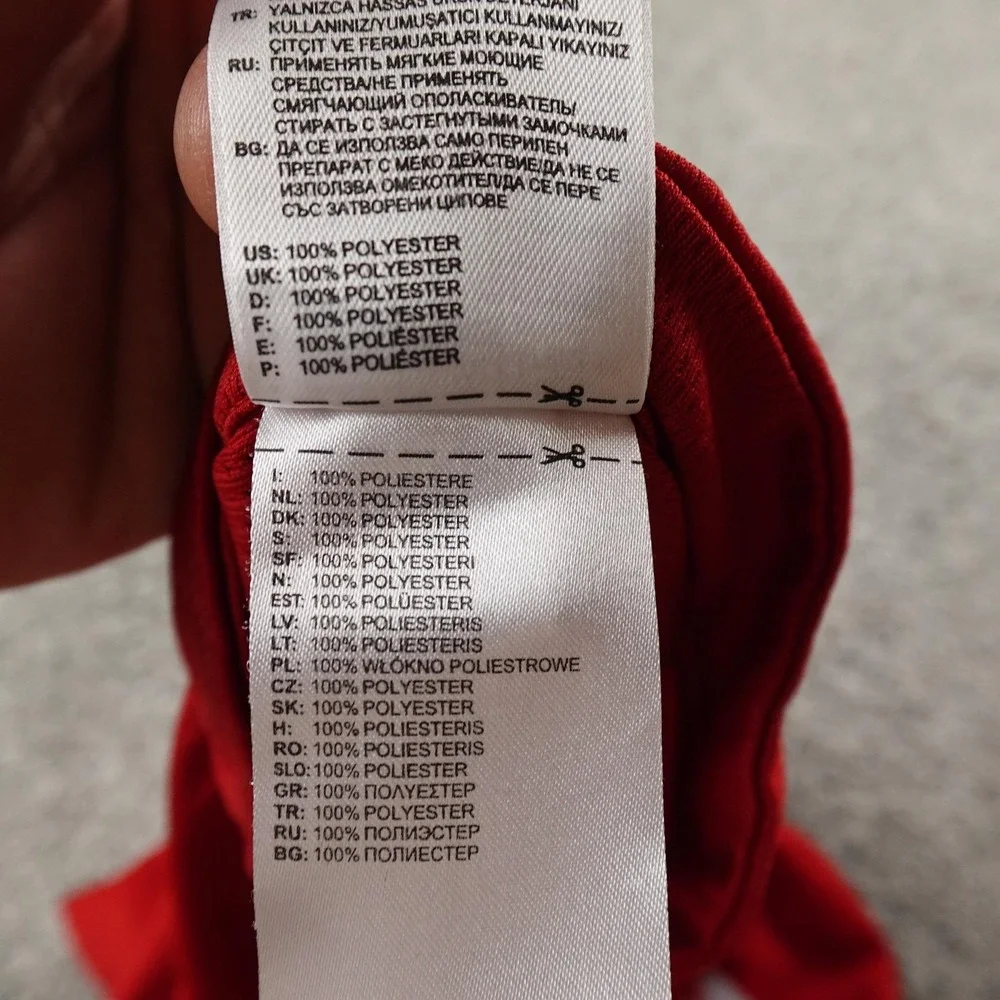 Adidas‎ Shirt Mens M Red Adizero ClimaCool Pullover 1/4 Zip Sweatshirt Athletic